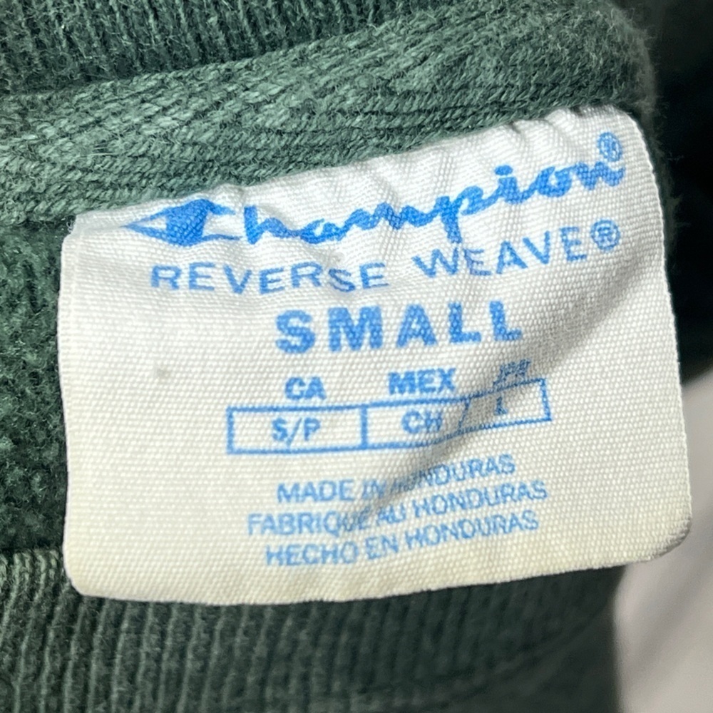 William & Marry Champion Reverse Weave Green Collegiate Sweatshirt - Picture 6 of 6